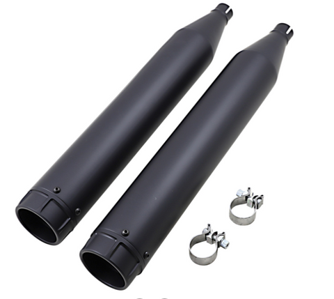 Vance & Hines Torquer 450 Slip-Ons 1995-16 Harley FL Touring models - Black - 46673