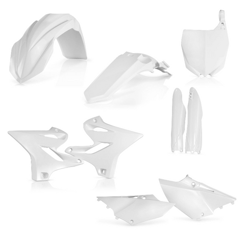 Acerbis Full Replacement Plastics Kit for 2015-21 Yamaha WR / YZ - White - 2402960002