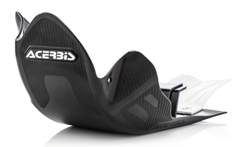 Acerbis MX Style Skid Plate for 2019-21 Suzuki RM-Z250 - Black/White - 2742671007