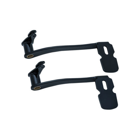 Kuryakyn Extended Brake Pedal with Lowers for 2014-17 Harley - Black - 9673