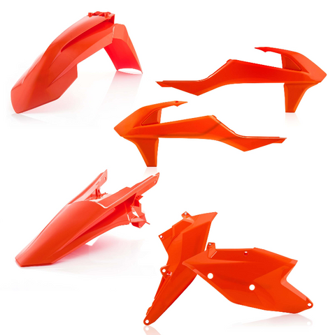 Acerbis Standard Replacment Plastics Kit for 2016-18 KTM SX models - Orange 16 - 2421075226