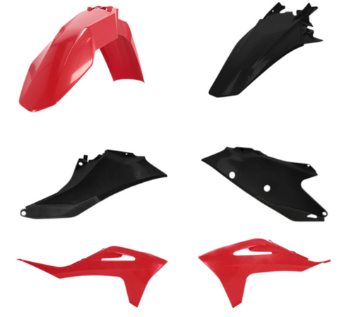 Acerbis Standard Replacment Plastics Kit for 2021-22 Gas-Gas EX & MC models - Red/Black - 2872781018