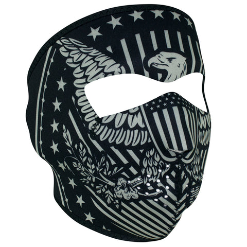 ZANHeadgear Neoprene Full Face Mask - Vintage Eagle - WNFM412