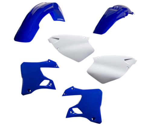 Acerbis Standard Body Plastics Kit for 2000-01 Yamaha YZ125/250 & WR125/250 - Blue/White - 2041290242