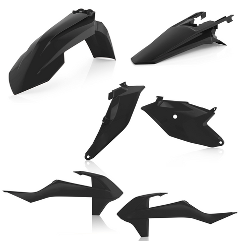 Acerbis Standard Replacment Plastics Kit for 2018-22 KTM 85 SX - Black - 2686010001