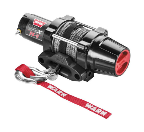 Warn VRX 3500-S Winch with Synthetic Rope - 3500 Pound - 101030