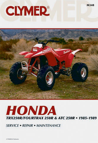 Clymer M348 Service & Repair Manual for Honda TRX250R / 250R / ATC250R