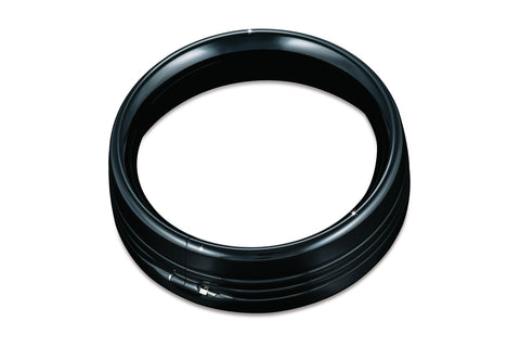 Kuryakyn Trim Ring for 7-Inch Headlight for 1983-13 Harley FLH - Gloss Black - 7276