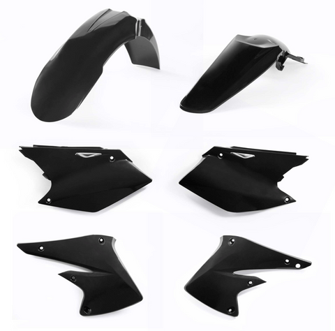 Acerbis Standard Replacment Plastics Kit for 2004-05 Kawasaki KX250F - Black - 2041110001