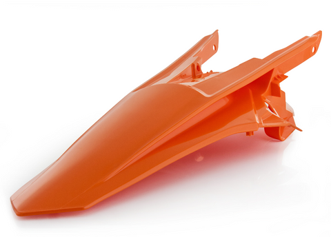 Acerbis Rear Fender for 2017-19 KTM EXC models - 16 Orange - 2634045226