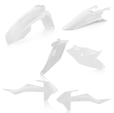 Acerbis Standard Plastic Kit for 2018-21 KTM 85 SX - White - 2686016811