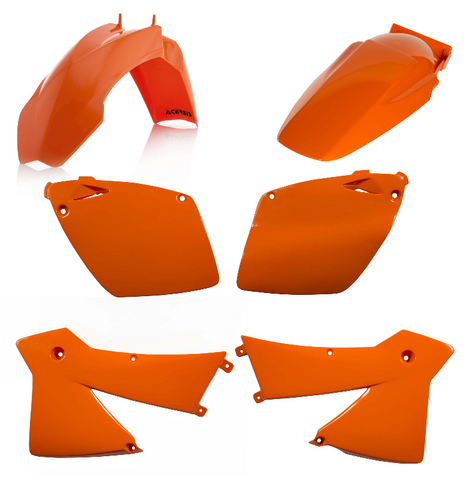 Acerbis Standard Plastic Kit for 2003 KTM EXC-F / SX-F - Orange - 2070950237