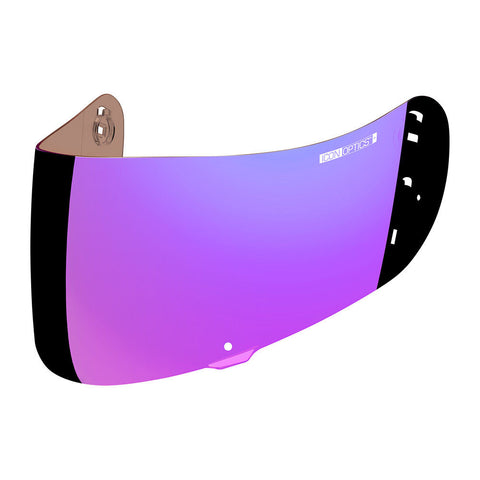 ICON Optics Shield Anti-Fog Outer Shield for Airframe Pro / Airform / Airmada Helmets - RST Purple - Fog Free