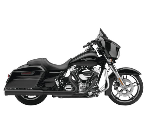Cobra USA Neighbor Hater 4 Inch Mufflers for 2017-22 Harley FL Touring models - Black - 6109RB