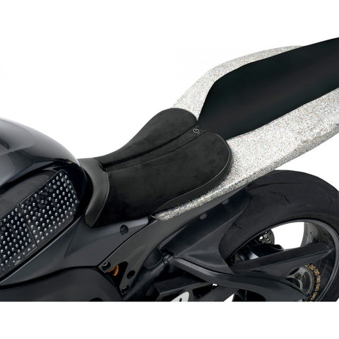 Saddlemen Sport Solo Seat for 2006-07 Suzuki GSX-R600/750 - Black/Suede - 0810-0808