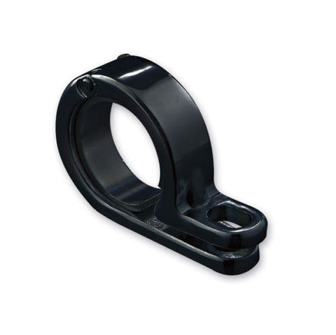 Kuryakyn 4023 - 1-1/8 or 1-1/4 P-Clamp - Gloss Black