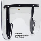 National Cycle N2270 - Chopped Heavy Duty Windshield - Clear