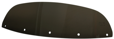 Memphis Shades Replacement Windshield for 1986-95 Harley Electra Glide FLHT Models - 5 Inch - BLK - MEP8001
