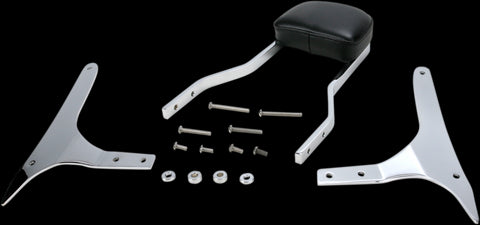 Cobra USA Short Sissy Bar with Pad for 2009-16 Yamaha XVS950 V-Star - 02-5725