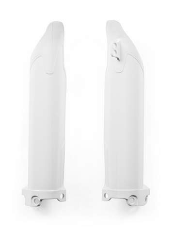 Acerbis Fork Covers for 2009-16 Kawasaki KX250F / KX450F - White - 2141760002