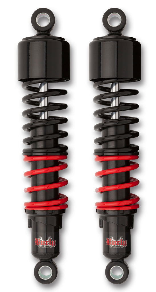 Burly Brand B28-1251 - 13 Stiletto Shocks w/ Red & Black Springs
