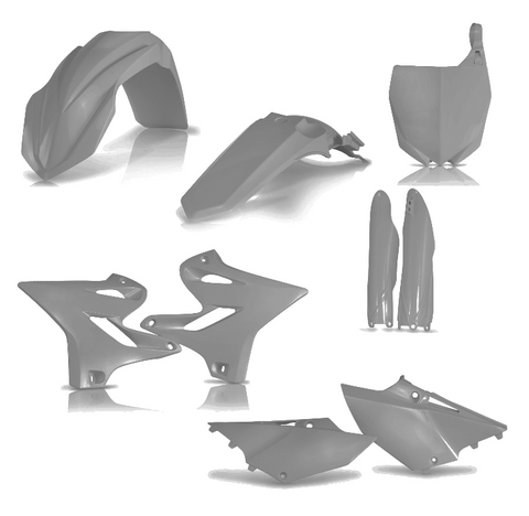 Acerbis Full Replacement Plastics Kit for 2015-21 Yamaha WR / YZ models - Gray - 2402960011
