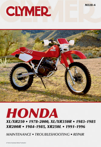 Clymer M328-4 Service & Repair Manual for Honda XL / XR250 / XL / XR350R
