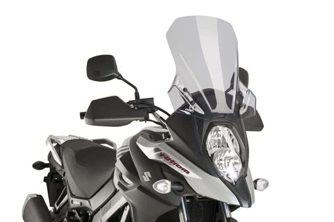 Puig Touring Windscreen for Suzuki DL650 V-Strom - Smoke - 9719H