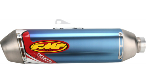 FMF Racing Factory 4.1 Slip-On Muffler for 06-09 Yamaha YZ250F / YZ450F / 07-14 WR250F / 07-11 WR450F - Anodized Titanium- 044235