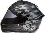 6D Helmets ATS-1R Helmet - Patriot - Black - Large - 30-0607