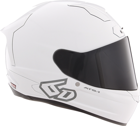 6D Helmets ATS-1R Helmet - Gloss White - Large 6D Helmets ATS-1R Helmet - Gloss White - Large