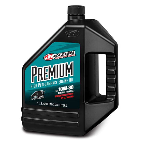 Maxima Premium High Performance Mineral 4T Engine Oil - 10W30 - 1 Gallon - 30-209128