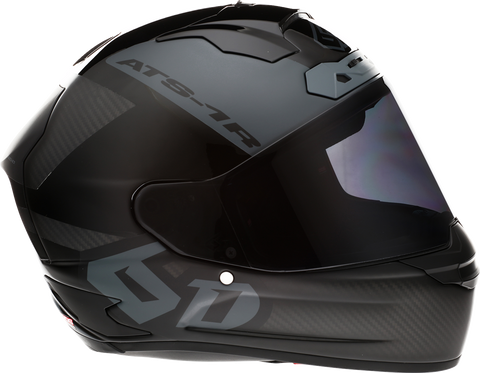 6D Helmets ATS-1R Helmet - Wyman - Black/Gray - Large - 30-0707