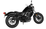 Two Brothers Racing COMP-S SLIP-ON exhaust 17-20 Honda Rebel CMX - Ceramic Black - 005-4830499-B - Final Sale