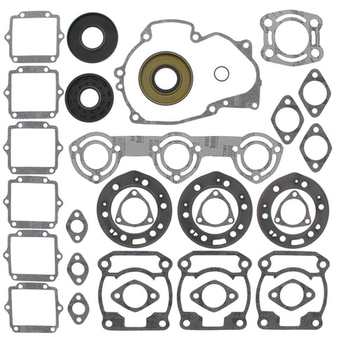 Vertex - 611802 - Complete Gasket Kit w/ Seals for 1993-95 Polaris SL/SLT 750
