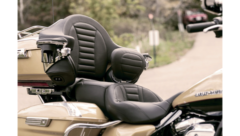 Mustang Super Touring Deluxe Seat for Harley Davidson Touring and Tri SVS Powersports