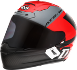 6D Helmets ATS-1R Helmet - Wyman - Red/Gray - Large - 30-0737