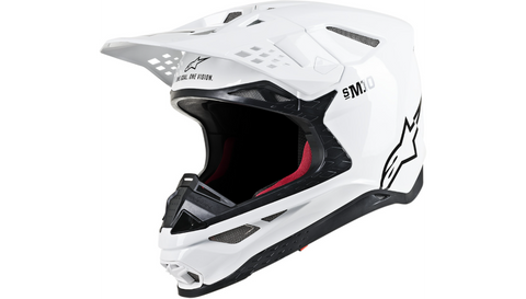 Alpinestars Supertech M10 Helmet - MIPS - White Glossy - Large - 8300319-2180-LG - FINAL SALE