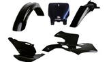 Polisport MX Complete Replica Plastics Kit for 1999-02 Kawasaki KX125/250 - Black - 90738