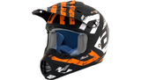AFX FX-17 Attack Youth Helmet - Matte Black/Orange - Large - 0111-1407 - FINAL SALE