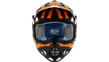 AFX FX-17 Attack Youth Helmet - Matte Black/Orange - Large - 0111-1407 - FINAL SALE