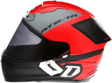 6D Helmets ATS-1R Helmet - Wyman - Red/Gray - Large - 30-0737