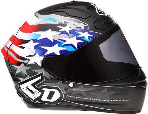 6D Helmets ATS-1R Helmet - Patriot - Red/White/Blue - Large - 30-0697