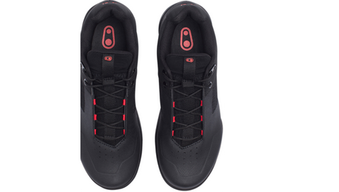 Crankbrothers Stamp Lace Riding Shoes - Black/Red - US 10 / EU 43.5 - STL01030A-10.0 - FINAL SALE