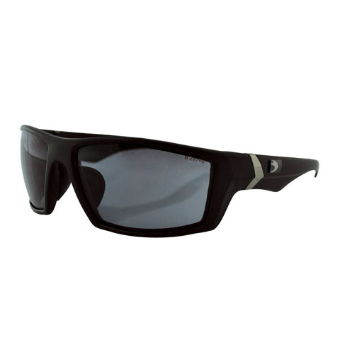 Bobster Whiskey Ballistic Sunglasses - Matte Black Frame - Smoked Anti-Fog Lenses - EWHI002