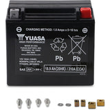 Yuasa 12 Volt Factory Activated AGM Battery - YUAM720BH - YTX20HL