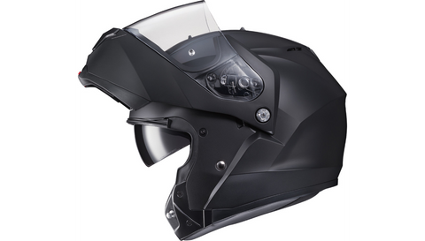 HJC C91 Modular Helmet - Solid Semi-Flat Black