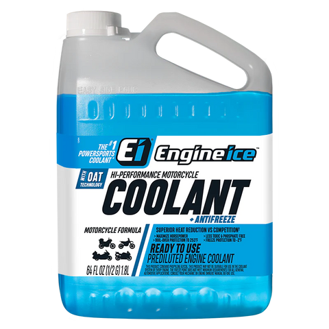 Engine Ice Hi-Performance Powersports Coolant - 1/2 Gallon Blue Bottle - 10850