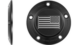 Figurati Designs Timing Cover for Harley Davidson - 5 Hole - American - Contrast Cut - Black - FD26R-TC-5H-BLK