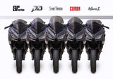 Zero Gravity Corsa Windscreen for 2018-23 Kawasaki EX400 Ninja 400 - Light Smoke - 24-283-02